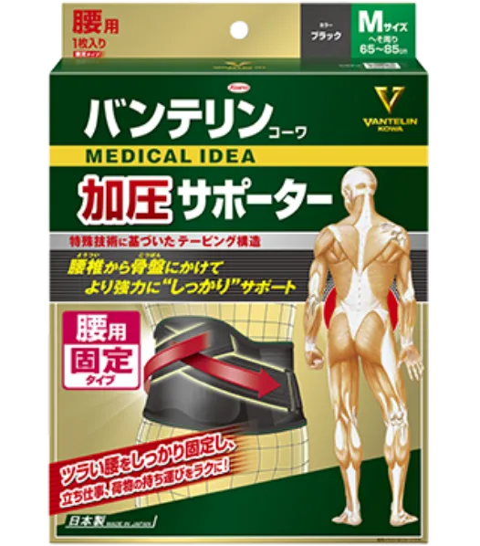 バンテリンコーワ加圧サポーター腰用 製品画像