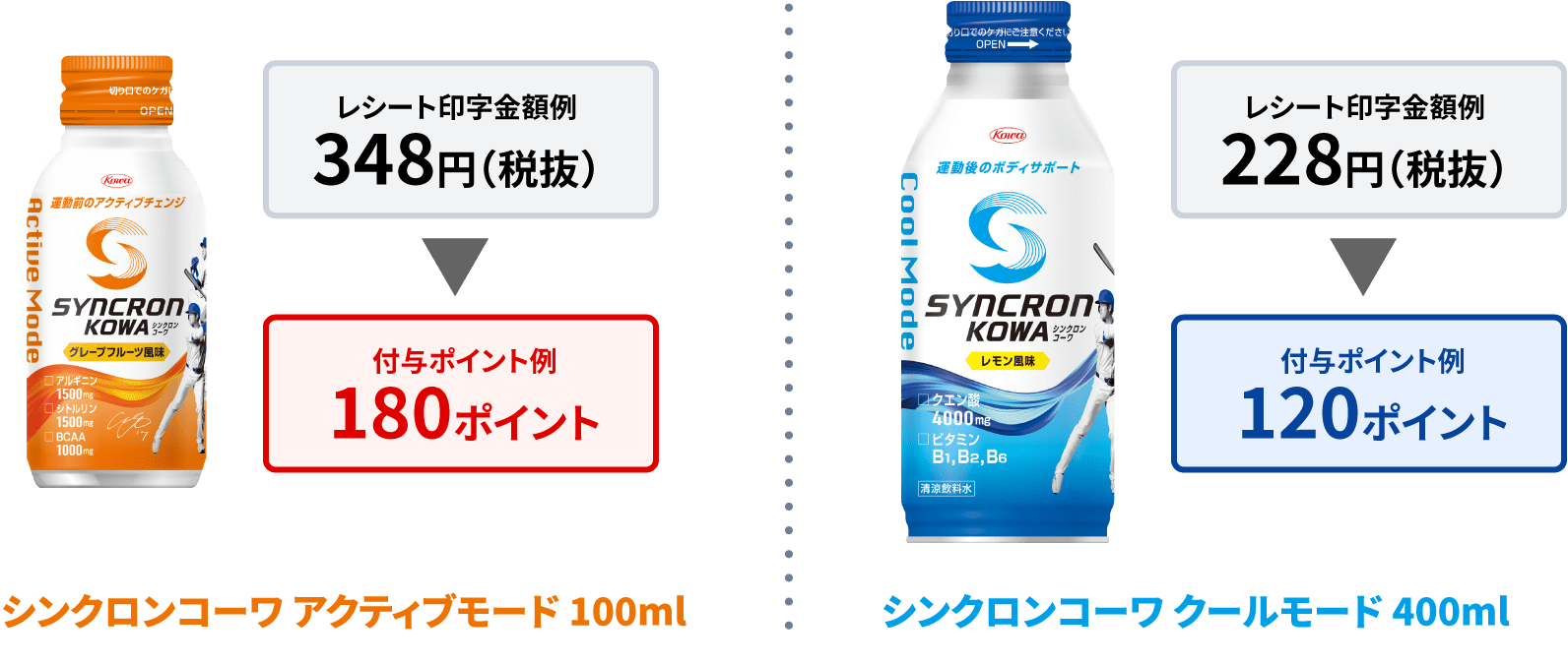 還元付与ポイント例