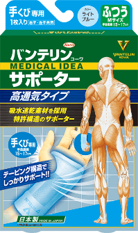 バンテリンコーワ サポーター 高通気タイプ 手くび専用
